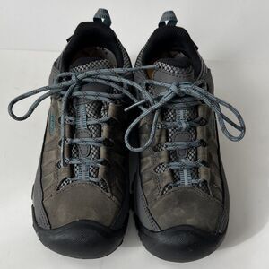 Women’s Keen Targhee III WP Hiking Shoes Grey/Blue Size 6.5 M